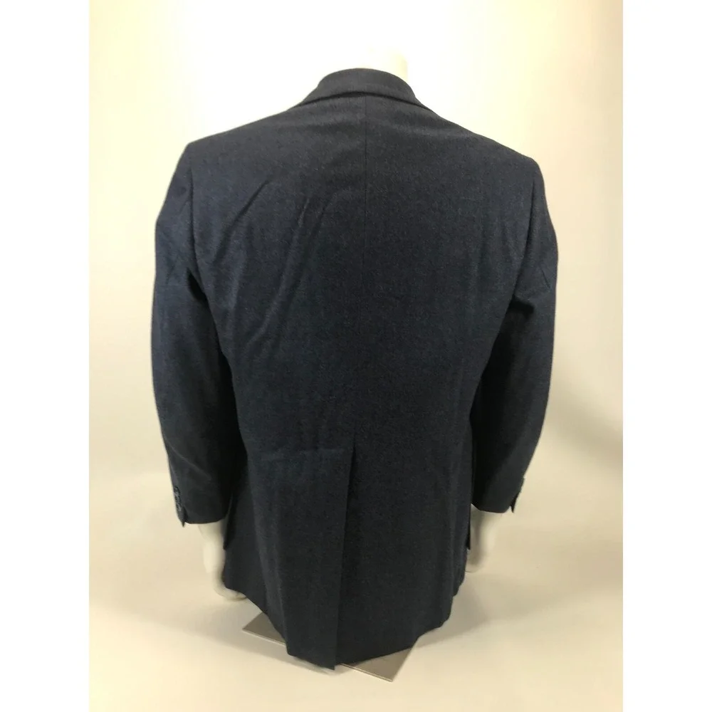Hickey Freeman Mens Blue Wool Suit Size‎ 44R